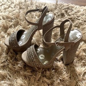 Worn Once Suede Juicy Couture Stud Platforms
